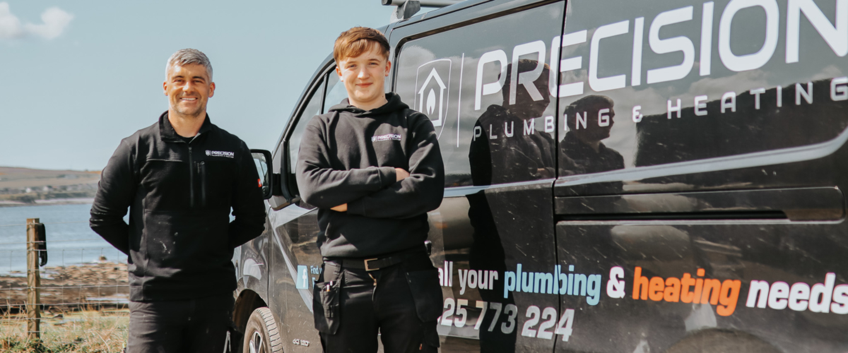 FutureSkills Plumbing and Heating Apprentice, Jordan Mclean, Precision Plumbing and Heating